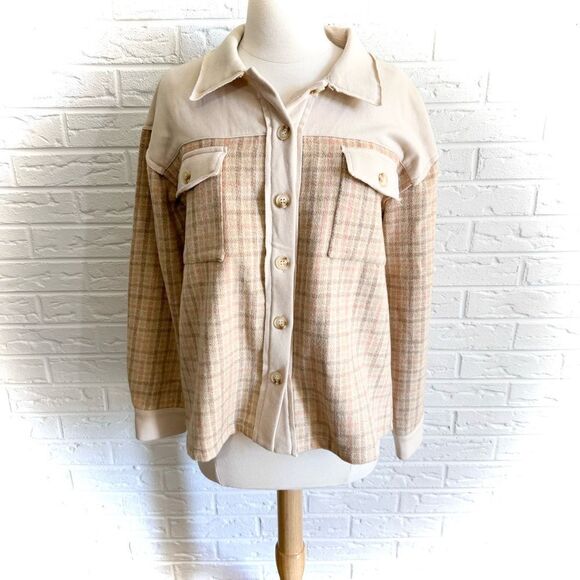 Hem & Thread Tops - NWT Hem & Thread Boutique Shacket Size Small